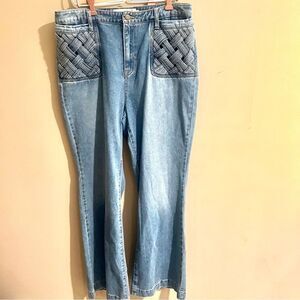 Sam Edelman bay flare trouser jeans size 32